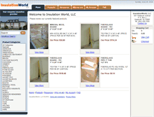 Tablet Screenshot of insulationworld.com